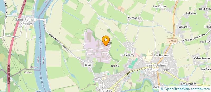 localisation de l'entreprise IFI à SAINT-DIDIER-SUR-CHALARONNE