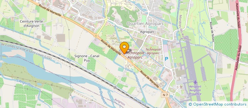 localisation de l'entreprise IFI - FORMATIONS ET CONSEIL à AVIGNON