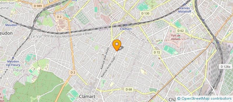 localisation de l'entreprise IFIDAN à CLAMART