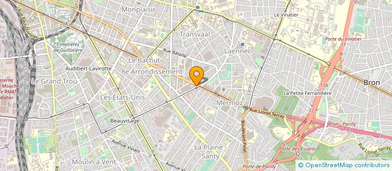 localisation de l'entreprise IFIR ARL (AIN-RHONE-LOIRE) à LYON