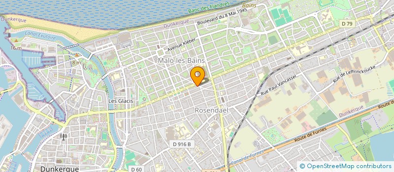 localisation de l'entreprise IFLIS à DUNKERQUE