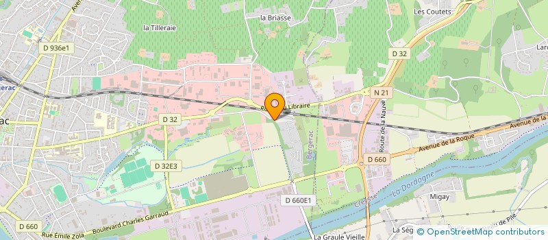 localisation de l'entreprise IFM à BERGERAC