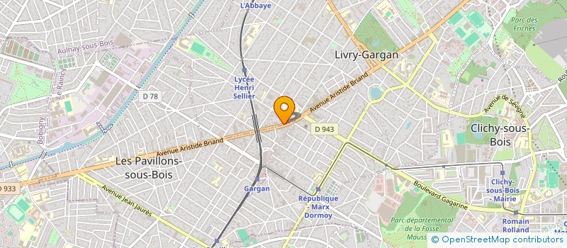 localisation de l'entreprise IFM à LIVRY-GARGAN
