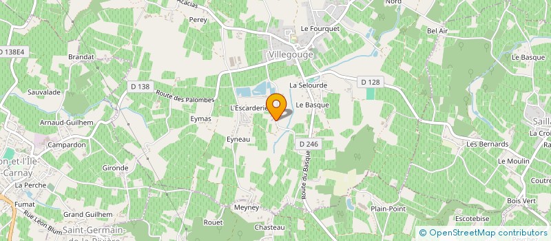 localisation de l'entreprise IFM à VILLEGOUGE