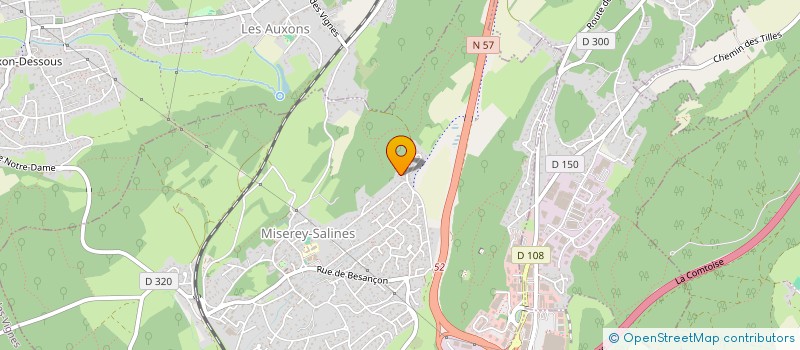 localisation de l'entreprise IFM  MISEREY-SALINES