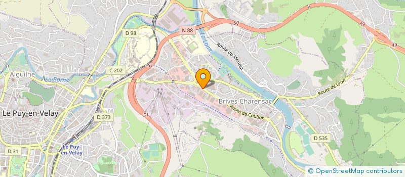 localisation de l'entreprise IFMB  BRIVES-CHARENSAC