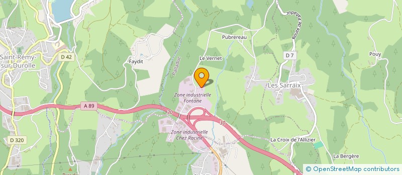 localisation de l'entreprise IFORGE  PALLADUC