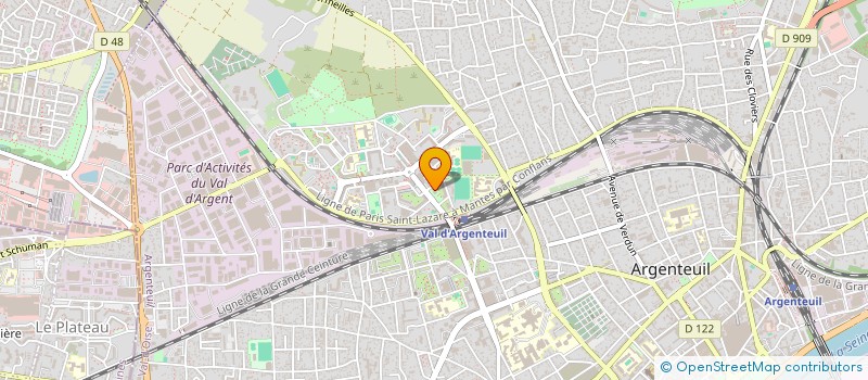 localisation de l'entreprise IFORINOV à ARGENTEUIL