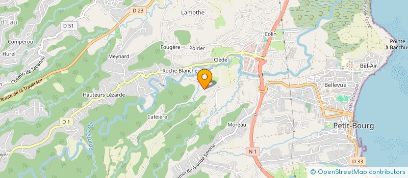 localisation de l'entreprise IFORMA à PETIT-BOURG