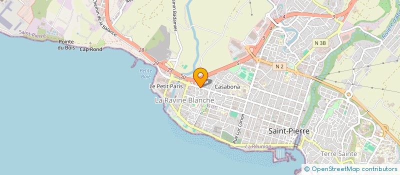 localisation de l'entreprise IFORMA SUD à SAINT-PIERRE