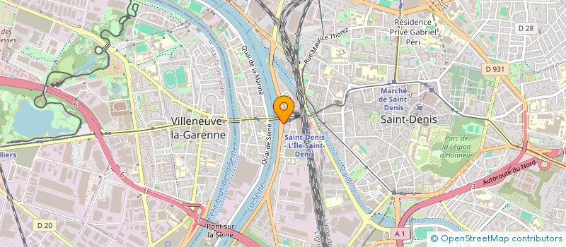 localisation de l'entreprise IFORNEP à SAINT-DENIS