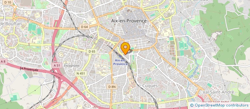 localisation de l'entreprise IFOSUPD DIFFUSION à AIX-EN-PROVENCE