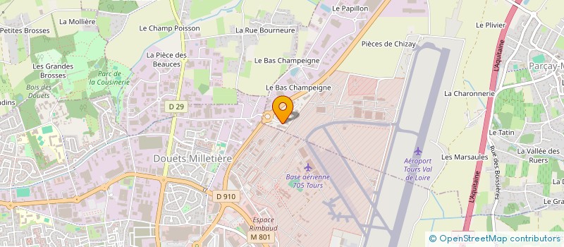localisation de l'entreprise IFOTEC à PARCAY-MESLAY