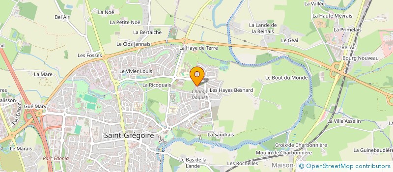 localisation de l'entreprise IFOTRIME  SAINT-GREGOIRE