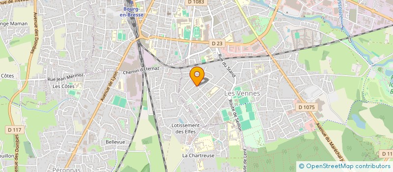 localisation de l'entreprise IFOULKI à BOURG-EN-BRESSE