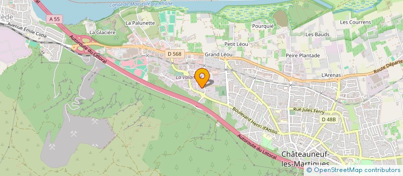 localisation de l'entreprise IFOULKI  CHATEAUNEUF-LES-MARTIGUES