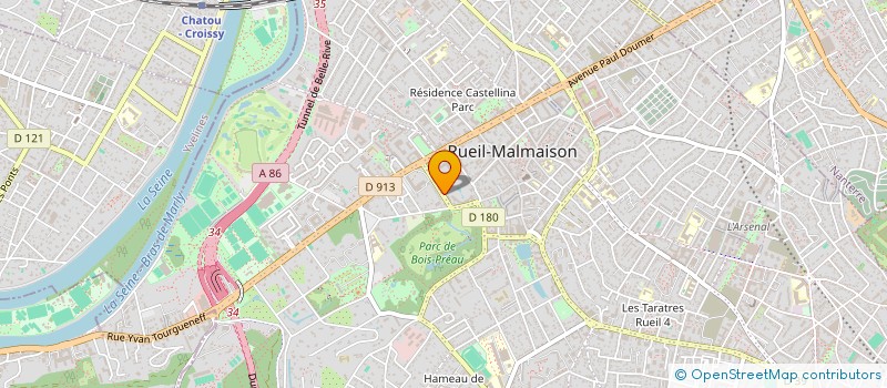 localisation de l'entreprise IFP INVESTISSEMENTS à RUEIL-MALMAISON