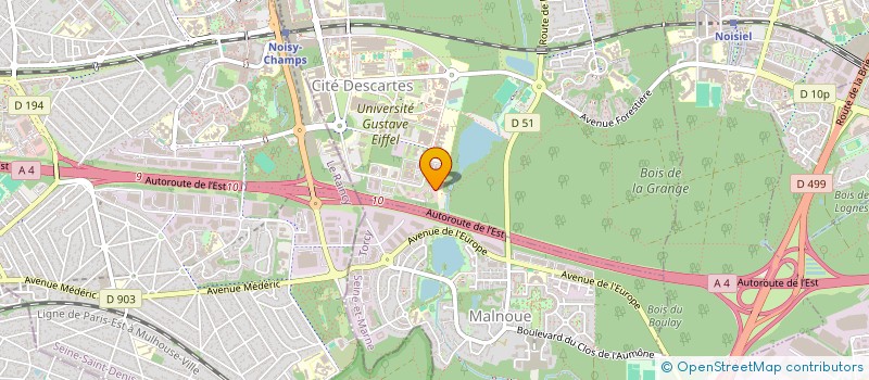 localisation de l'entreprise IFP SECURITE PRIVEE à CHAMPS-SUR-MARNE