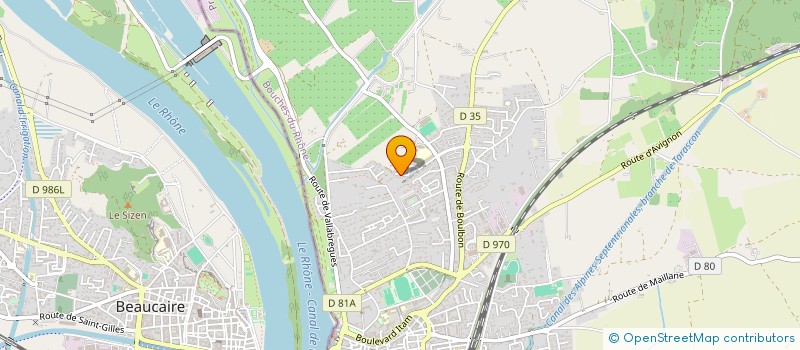 localisation de l'entreprise IFP TUILERIE  TARASCON