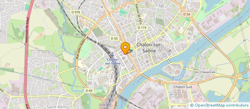 localisation de l'entreprise IFPA COMPETENCES  CHALON-SUR-SAONE