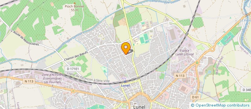 localisation de l'entreprise IFPAC à LUNEL