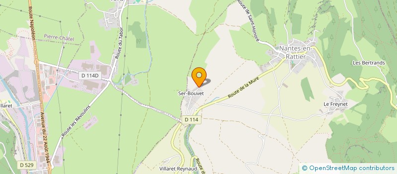 localisation de l'entreprise IFPE  NANTES-EN-RATIER