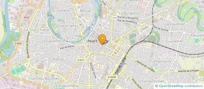 localisation de l'entreprise IFPIC PROFESSIONS à NIORT