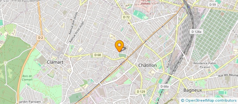 localisation de l'entreprise IFR  CHATILLON