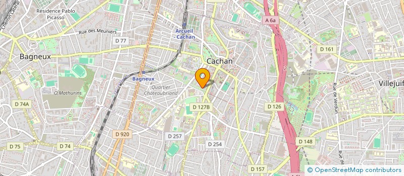 localisation de l'entreprise IFR à CACHAN