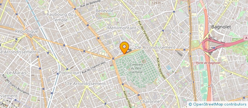 localisation de l'entreprise IFRACO à PARIS