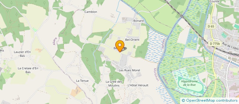 localisation de l'entreprise IFRADENA à SAINT-JEAN-LA-POTERIE