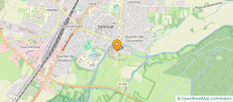 localisation de l'entreprise IFRALLE  SELESTAT