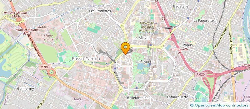 localisation de l'entreprise IFRASSOL  TOULOUSE