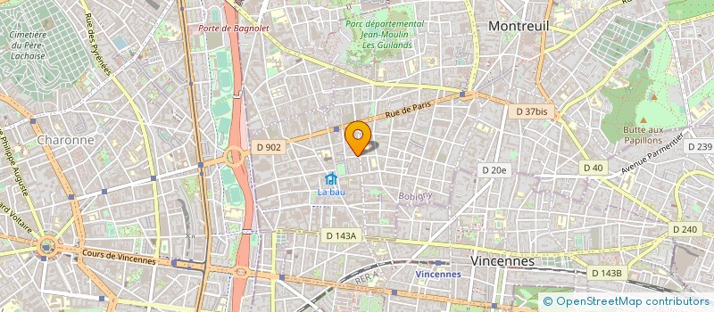 localisation de l'entreprise IFRI à MONTREUIL