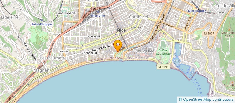 localisation de l'entreprise IFRI  NICE