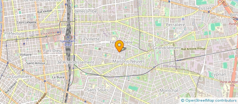 localisation de l'entreprise IFRI  LYON