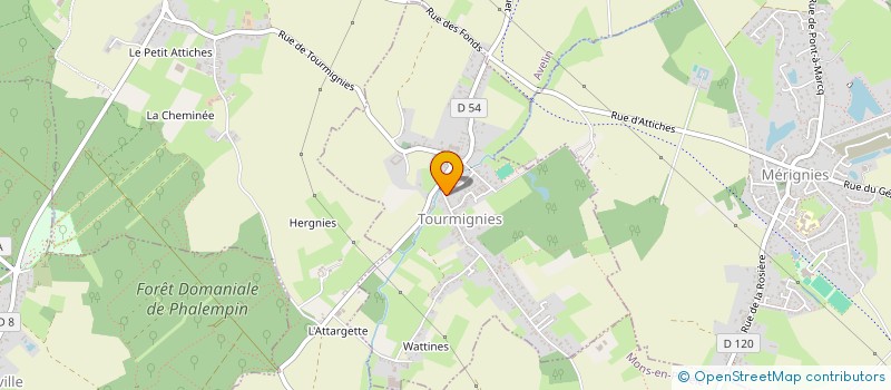 localisation de l'entreprise IFROID  TOURMIGNIES