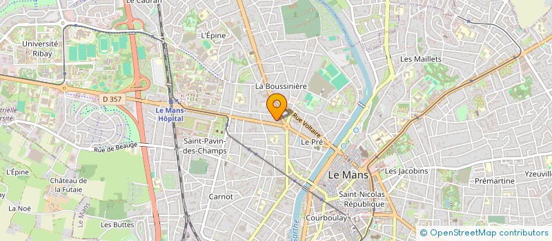 localisation de l'entreprise IFT à LE MANS