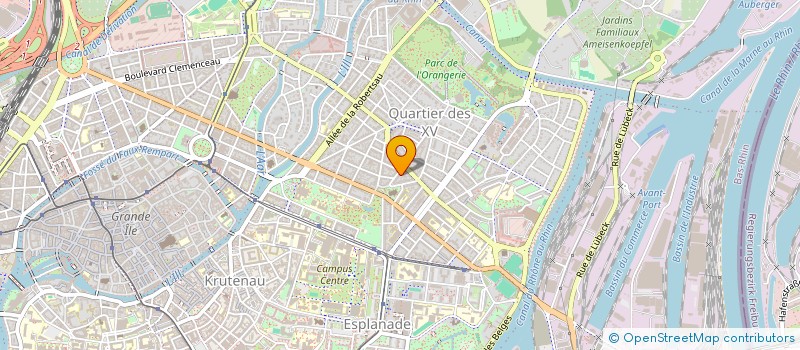localisation de l'entreprise IFT INSERTION FORMATION TRAVAIL à STRASBOURG