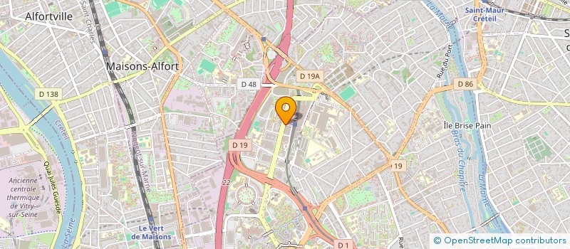 localisation de l'entreprise IFTE-IDF  CRETEIL