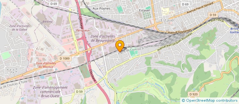 localisation de l'entreprise IFTH à BRIVE-LA-GAILLARDE