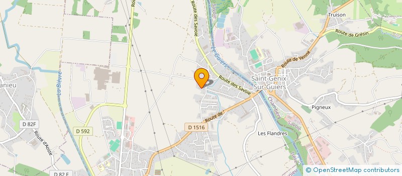 localisation de l'entreprise IFZEN  AOSTE