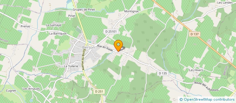 localisation de l'entreprise IG AFFINITE  BERSON