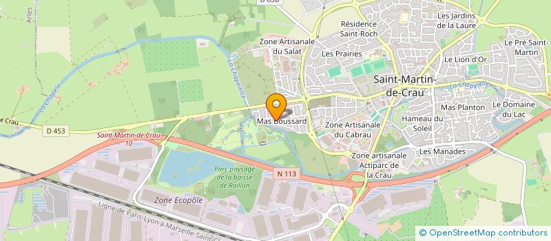 localisation de l'entreprise IG CONSEIL à SAINT MARTIN DE CRAU