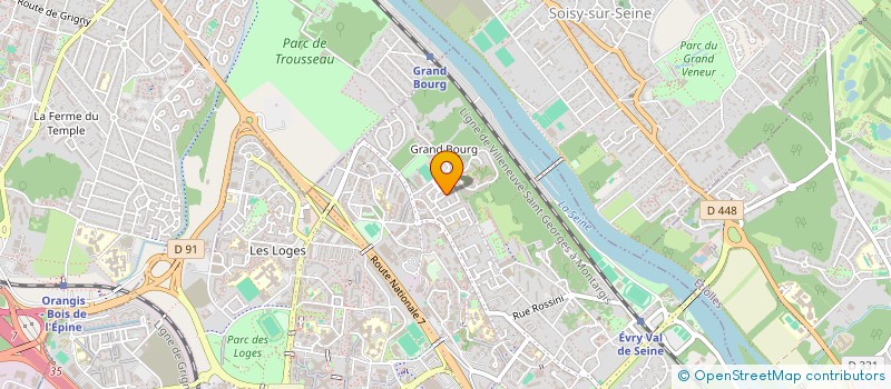 localisation de l'entreprise IG CONSULT à EVRY-COURCOURONNES