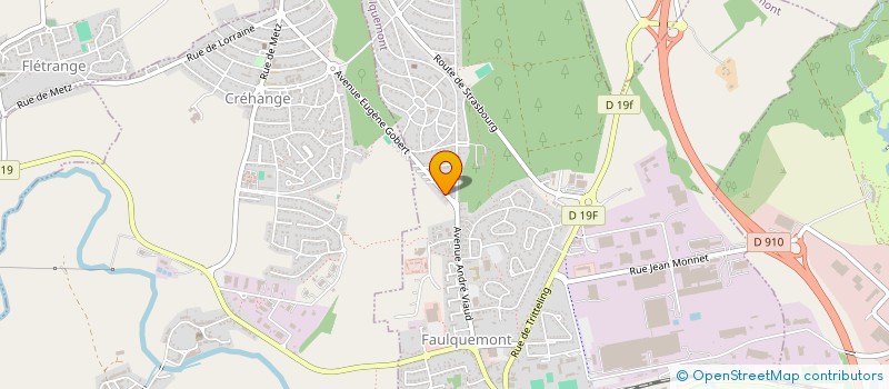 localisation de l'entreprise IG CREACOME  FAULQUEMONT