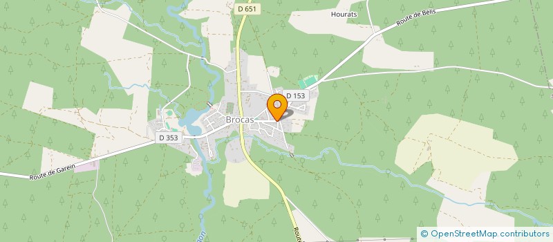 localisation de l'entreprise IG.DAMIEN  BROCAS