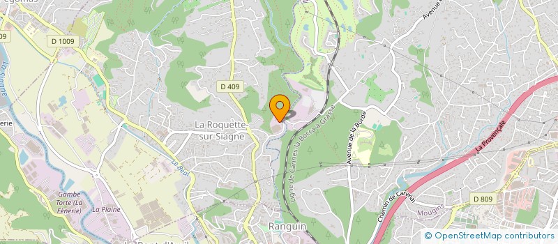 localisation de l'entreprise IG DECO BAT à LA ROQUETTE-SUR-SIAGNE
