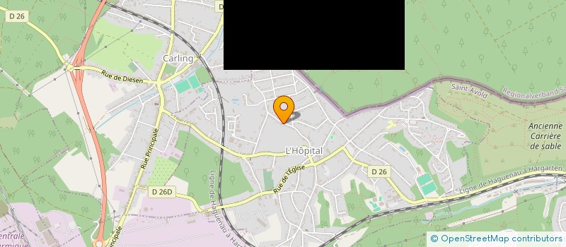 localisation de l'entreprise IG ECHAFAUDAGE  L'HOPITAL