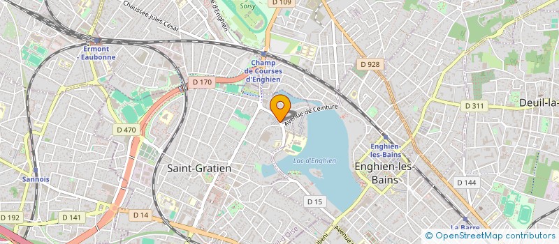 localisation de l'entreprise IG HOLDING  SAINT-GRATIEN